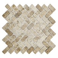 Мозаика из травертина Матовая МКР-5СВ (47x23) Travertine Classic Мозаика из травертина Матовая МКР-5СВ (47x23) Travertine Classic