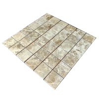 Мозаика из мрамора Полированная МКР-3П (47x47) Emperador Light D