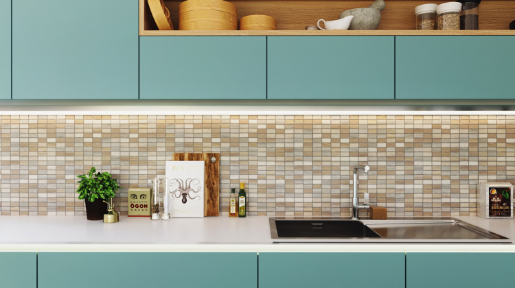 Мозаїка з керамограніту Kotto Ceramica MI7 CS 302 Ambra\Solare\Focato\Muschiato\Noce (прямокутник 2.3 x 4.6)