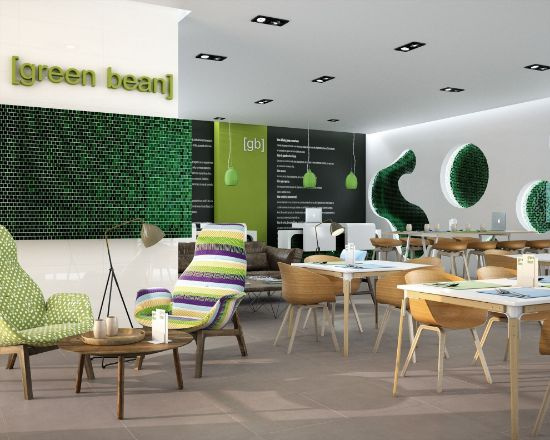 Мозаика Dune 186904 Alegria 28.6*28.6 зеленая стеклянная