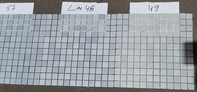 Мозаїка скляна АкваМо Limited Edition 57 на сітці