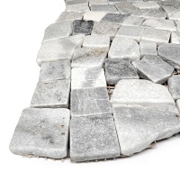 Мозаїка з мармуру Матова МКР-ХСВ (хаотична) White Mix Мозаїка з мармуру Матова МКР-ХСВ (хаотична) White Mix