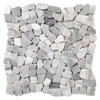 Мозаїка з мармуру Матова МКР-ХСВ (хаотична) White Mix Мозаїка з мармуру Матова МКР-ХСВ (хаотична) White Mix