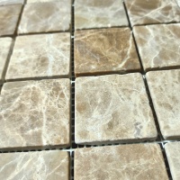 Мозаїка з мармуру Матова МКР-3СВ (47x47) Emperador Light D