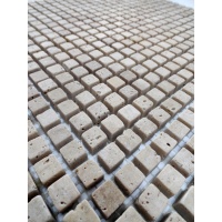 Мозаїка Vivacer N38 Ivori Travertine Tumbled Мозаїка Vivacer N38 Ivori Travertine Tumbled