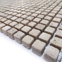 Мозаїка Vivacer N38 Ivori Travertine Tumbled Мозаїка Vivacer N38 Ivori Travertine Tumbled