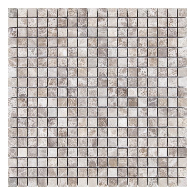 Мозаїка Mozaico de Lux Stone C-MOS Emperador Light Tumbled