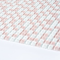 Мозаїка керамічна Kotto Ceramica GM 410001 C2 White/Pink w 300 х 300 х 4 ( 10 х 10 )