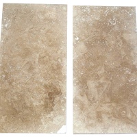 Плитка з травертину Light Filled and Honed 1,2 х30, 5х61 см, бежева матова заповнена шліфована Standart 2-nd ch. Плитка з травертину Light Filled and Honed 1,2 х30, 5х61 см, бежева матова заповнена шліфована Standart 2-nd ch.