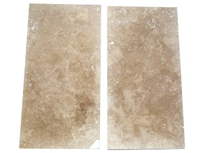 Плитка з травертину Light Filled and Honed 1,2 х30, 5х61 см, бежева матова заповнена шліфована Standart 2-nd ch.