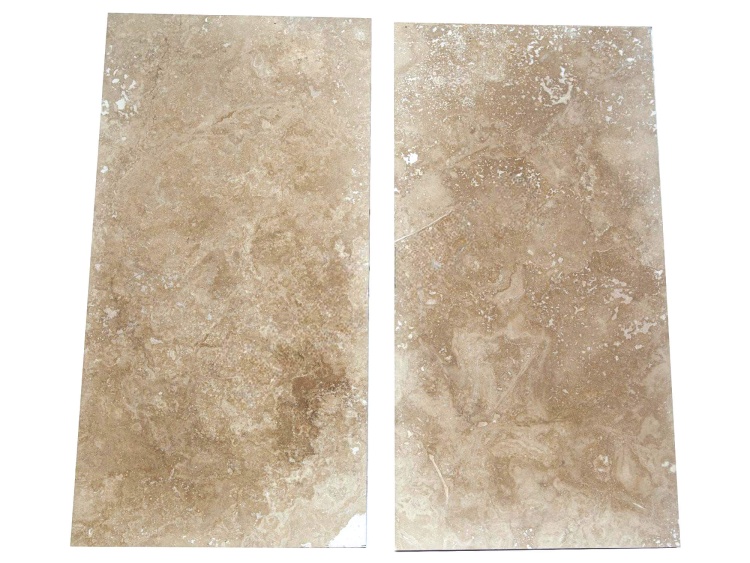 Плитка з травертину Light Filled and Honed 1,2 х30, 5х61 см, бежева матова заповнена шліфована Standart 2-nd ch.