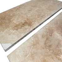 Плитка з травертину Light Filled and Honed 1,2 х30, 5х61 см, бежева матова заповнена шліфована Standart 2-nd ch. Плитка з травертину Light Filled and Honed 1,2 х30, 5х61 см, бежева матова заповнена шліфована Standart 2-nd ch.