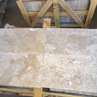 Плитка з травертину Light Filled and Honed 1,2 х30, 5х61 см, бежева матова заповнена шліфована Standart 2-nd ch. Плитка з травертину Light Filled and Honed 1,2 х30, 5х61 см, бежева матова заповнена шліфована Standart 2-nd ch.