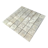 Мозаїка з мармуру Матова МКР-3СН (47x47) Emperador Light D