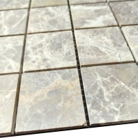 Мозаїка з мармуру Матова МКР-3СН (47x47) Emperador Light D