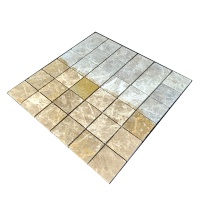 Мозаїка з мармуру Матова МКР-3СН (47x47) Emperador Light D