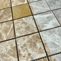 Мозаїка з мармуру Матова МКР-3СН (47x47) Emperador Light D