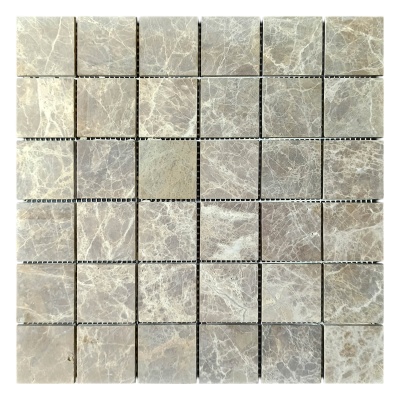 Мозаїка з мармуру Матова МКР-3СН (47x47) Emperador Light D