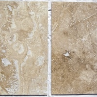 Плитка из травертина Light Filled and Honed 1,2х30,5х45,7 см, бежевая матовая заполненная шлифованная Standart 2-nd ch. Плитка из травертина Light Filled and Honed 1,2х30,5х45,7 см, бежевая матовая заполненная шлифованная Standart 2-nd ch.