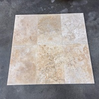 Плитка из травертина Light Filled and Honed 1,2х30,5х45,7 см, бежевая матовая заполненная шлифованная Standart 2-nd ch. Плитка из травертина Light Filled and Honed 1,2х30,5х45,7 см, бежевая матовая заполненная шлифованная Standart 2-nd ch.