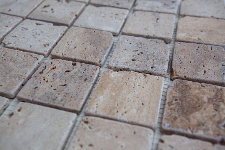 Мозаїка з травертину Матова МКР-3СВА (47x47) Travertine Classic