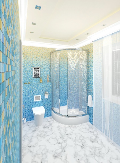 Мозаїка плитка D-CORE розтяжка 2616x327 мм. RI-16