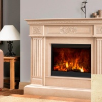 Портал для каміна Bravo Александрія Crema Marfil мармур бежевий прямий Портал для каміна Bravo Александрія Crema Marfil мармур бежевий прямий