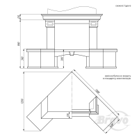 Портал для каміна Bravo Барбара Daino Reale мармур бежевий кутовий n6 Портал для каміна Bravo Барбара Daino Reale мармур бежевий кутовий n6