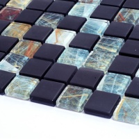 Мозаїка скляна Kotto Ceramica GMP 0825045 С2 print 42/black mat 300 x 300 х 8 ( 25 х 25 )