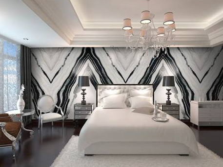 Panda White, Мармуровий сляб (сляб) 18мм