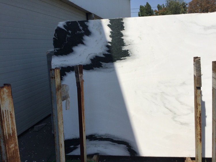 Panda White, Мармуровий сляб (сляб) 18мм