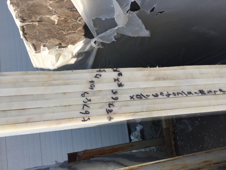 Panda White, Мармуровий сляб (сляб) 18мм