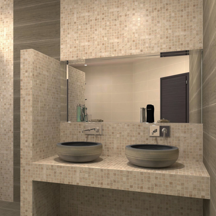 Мозаика Mozaico De Lux Cl-Mos CCLAYRK23002 30,5х30,5 см