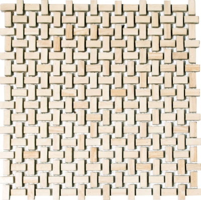 Мозаика из керамогранита Kotto Ceramica MI7 10200504C Beige 300x300х10 (прямоугольник 10x20)