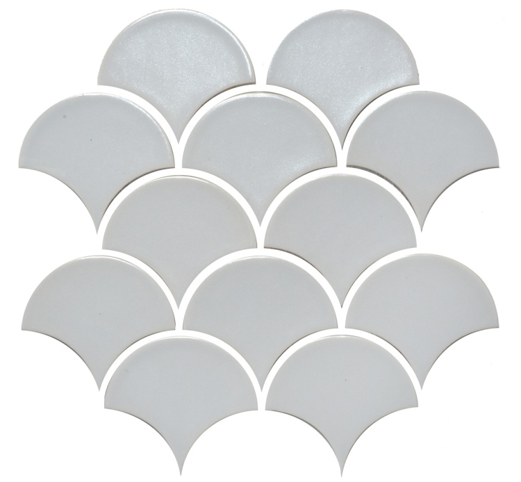 Мозаїка керамічна Kotto Ceramica SCALES SC 6001 Flora Grey 240 x 240 x 9 (0,037 m.2)