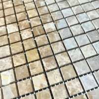 Мозаїка з мармуру Матова МКР-4СН (15x15) Emperador Light D