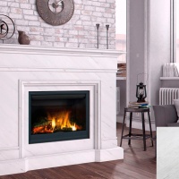 Портал для каміна Bravo Мадрид Polaris мармур білий прямий Портал для каміна Bravo Мадрид Polaris мармур білий прямий