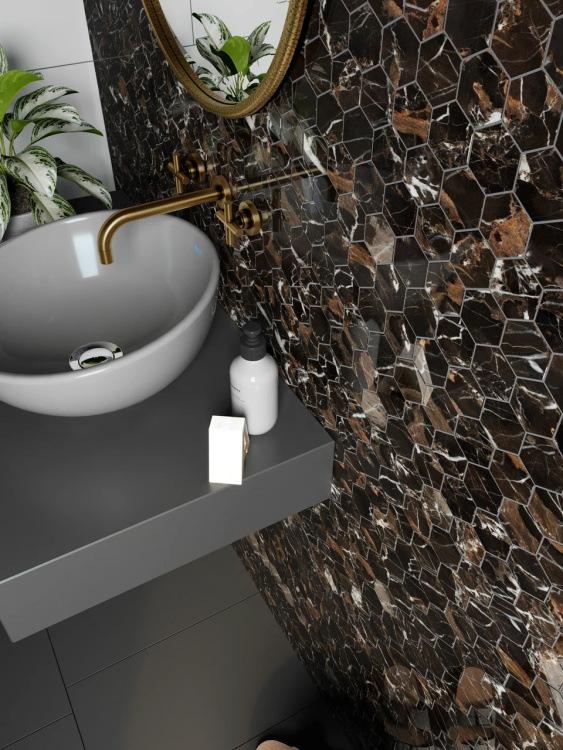 Мозаїка керамічна Kotto Ceramica HEXAGON HP 6015 295 х 295 х 9