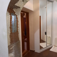 Мозаїка дзеркальна DecorStoneHub Zs-brik-Z срібляста 338х318 мм цегляна кладка для спальні та ванної Мозаїка дзеркальна DecorStoneHub Zs-brik-Z срібляста 338х318 мм цегляна кладка для спальні та ванної