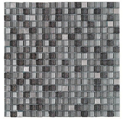 Мозаика Dune 185676 Pleyades 30,1*30,1 серая серебристая