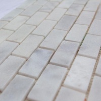 Мозаїка з мармуру Полірована МКР-11П (47x23) White BI Мозаїка з мармуру Полірована МКР-11П (47x23) White BI