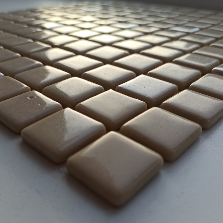 Мозаика из стекла Beige Mono DNV-01 (25) АкваМо