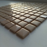 Мозаика из стекла Beige Mono DNV-01 (25) АкваМо