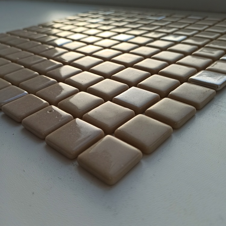 Мозаика из стекла Beige Mono DNV-01 (25) АкваМо