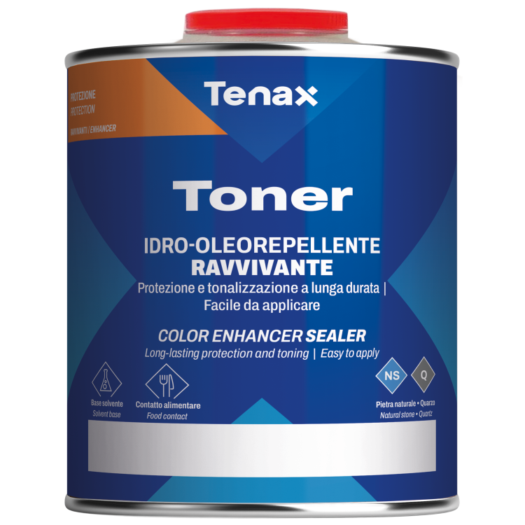 Просочення захисне Tenax Toner 5 л, водо-масло-брудовідштовхувальне, тонуюче, для каменю і кварцу на кухні