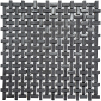 Мозаїка з керамограніту Kotto Ceramica MI7 10200506C Nero 300x300х10 (прямокутник 10x20)