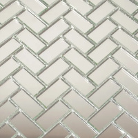 Мозаїка дзеркальна DecorStoneHub Zs-el-Z срібляста 308х294 мм паркет ялинка для вітальні та офісів Мозаїка дзеркальна DecorStoneHub Zs-el-Z срібляста 308х294 мм паркет ялинка для вітальні та офісів