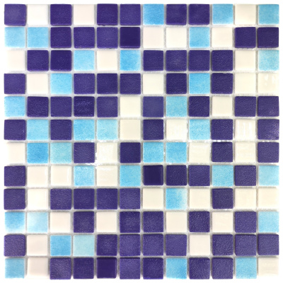 Мозаика стеклянная АкваМо Limited Edition 45 на сетке