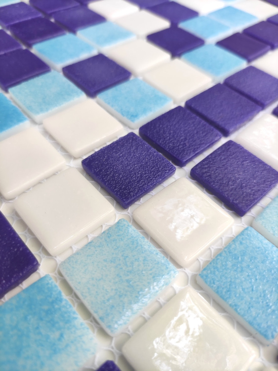 Мозаїка скляна АкваМо Limited Edition 45 на сітці