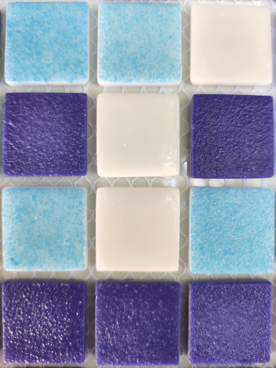 Мозаїка скляна АкваМо Limited Edition 45 на сітці